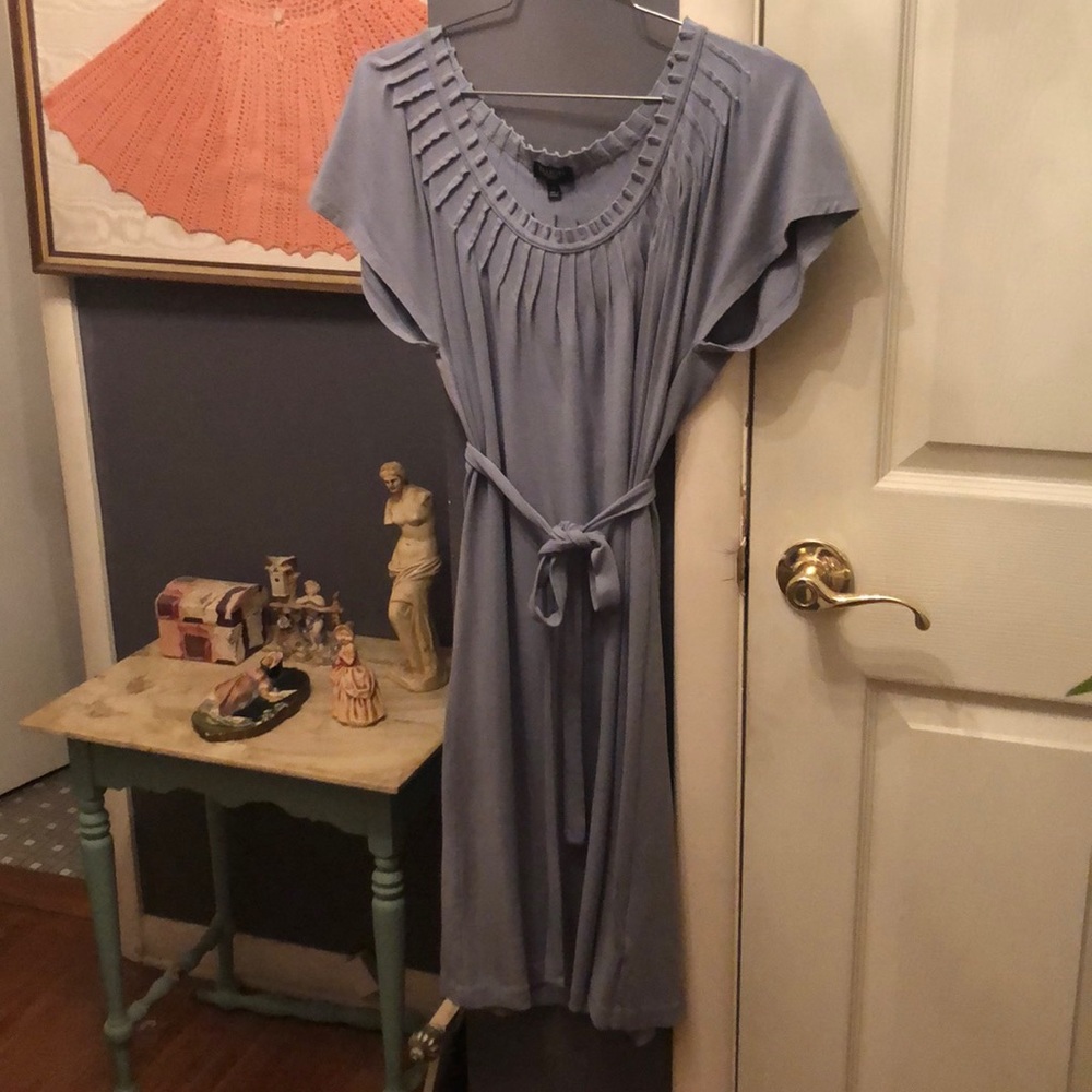 Talbots periwinkle dress